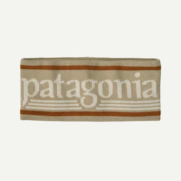 Opaska na głowę Powder Town Headband Patagonia - Hut Tripper Logo: Weathered Stone