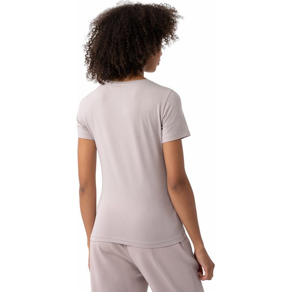 Koszulka damska 4FAW23TTSHF0899 4F - jasny róż