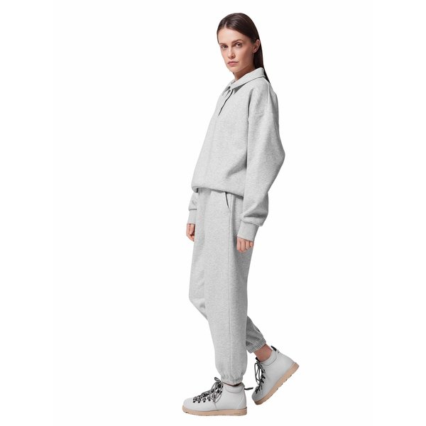 Spodnie dresowe damskie OTHWSS24TTROF706 Outhorn - chłodny jasny szary melanż