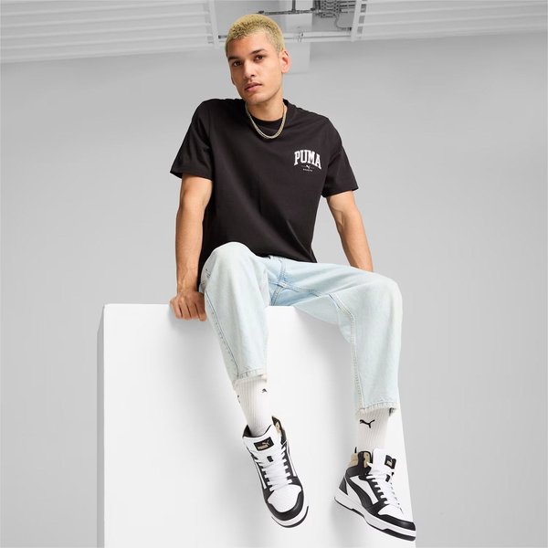 Koszulka męska Squad Small Graphic Tee Puma - czarny