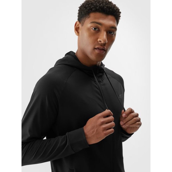 Bluza męska TFSWM403 4F - głęboka czerń