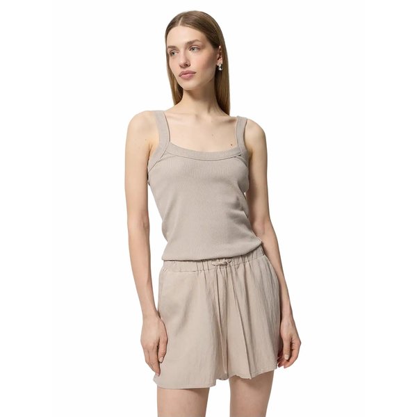 Bezrękawnik damski OTHWSS24TSLEF086 Outhorn - beż