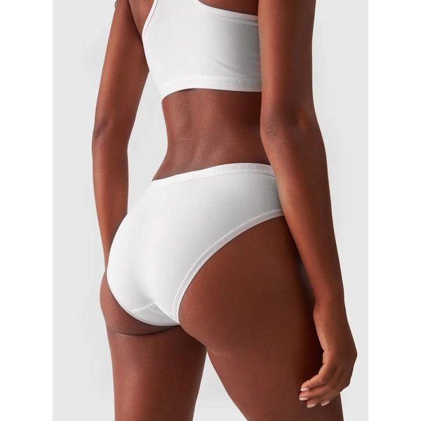 Majtki damskie 4FWMM00UPTSF025 2 pary 4F - biały