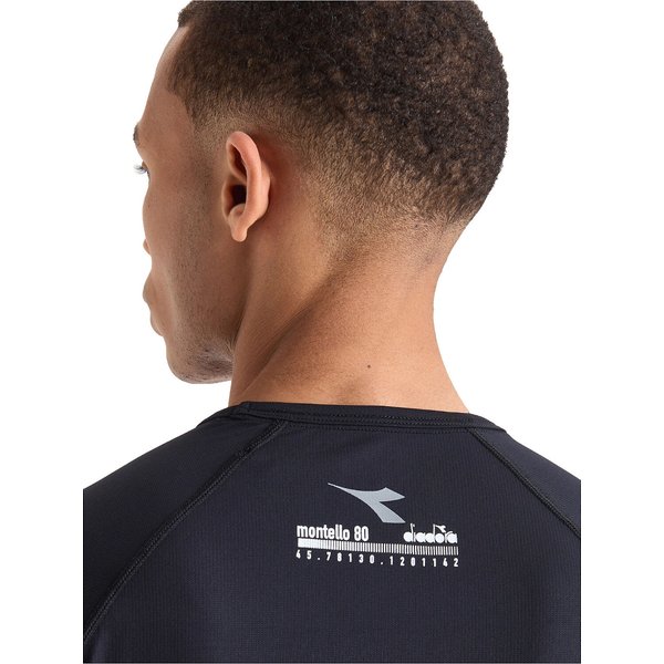 Koszulka męska Super Light SS T-shirt Be One Diadora - czarny