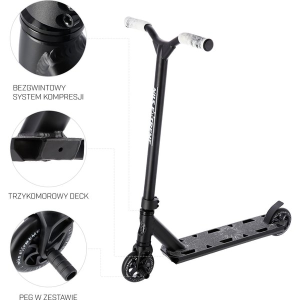 Hulajnoga do trików, stunt Extreme HS200 PRO Nils