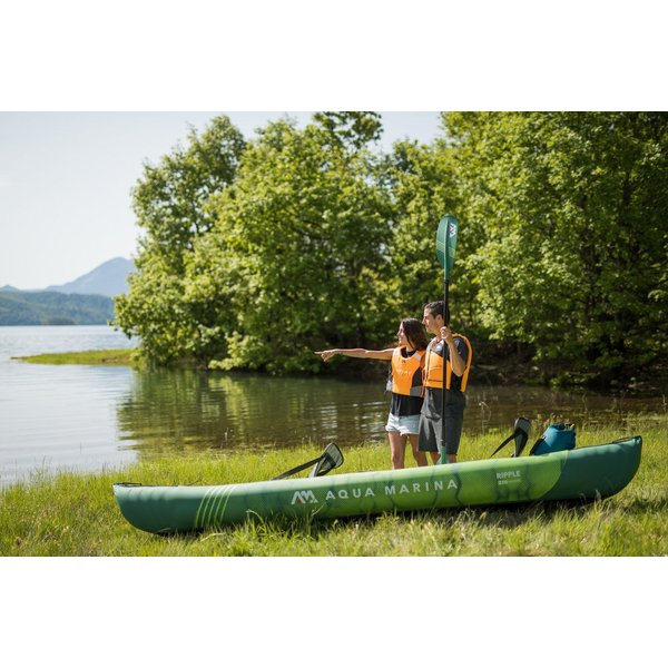 Kajak dmuchany 3-osobowy z akcesoriami Ripple 370x85cm Aqua Marina