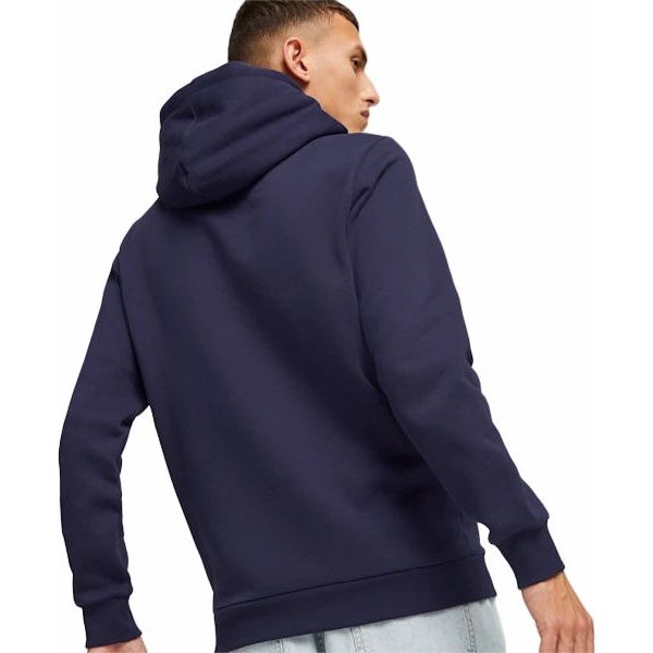 Bluza męska ESS+2 Small Logo Hoodie Puma - granatowa