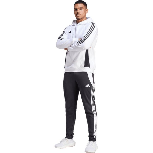 Bluza męska Tiro 24 Sweat Hooded Adidas - biała