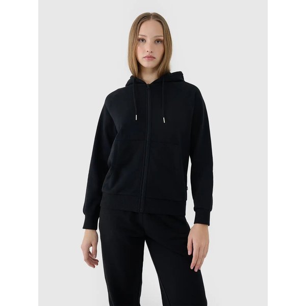 Bluza damska TSWSF1541 4F - głęboka czerń