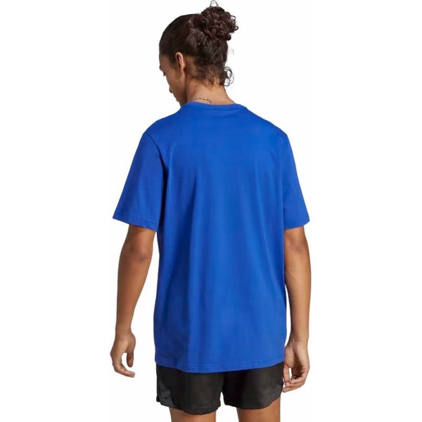 Koszulka męska Essentials Single Jersey Embroidered Small Logo Tee Adidas - niebieski