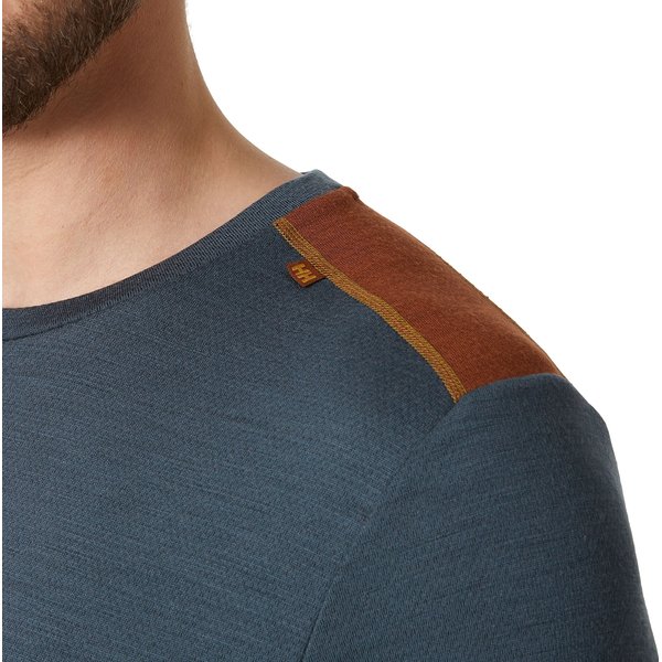 Longsleeve termoaktywny męski Lifa Merino Midweight Crew Helly Hansen - Alpine Frost