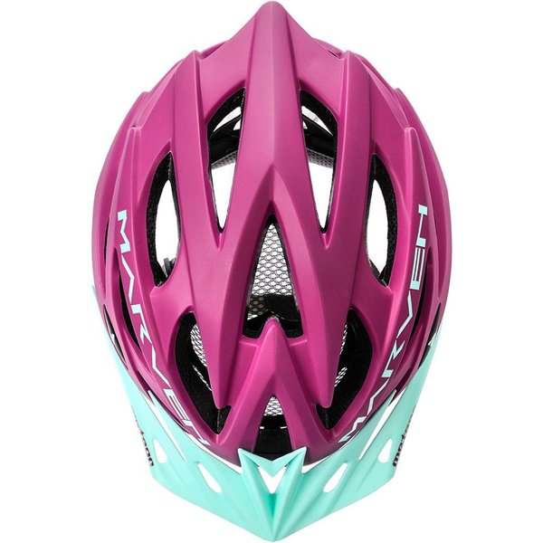 Kask rowerowy Marven Meteor - różowo-miętowy