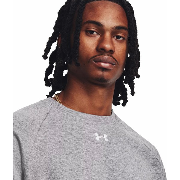 Bluza męska Rival Fleece Crew Hoodie Under Armour - Castlerock Light Heather