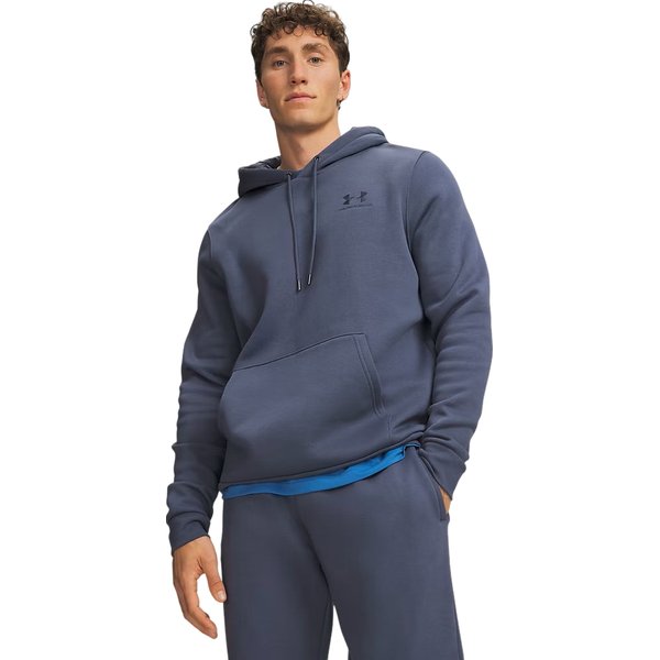 Bluza męska Essential Fleece Hoodie Under Armour - Downpour Gray