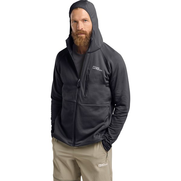 Polar męski Kolbenberg Hooded Fz Jack Wolfskin - phantom