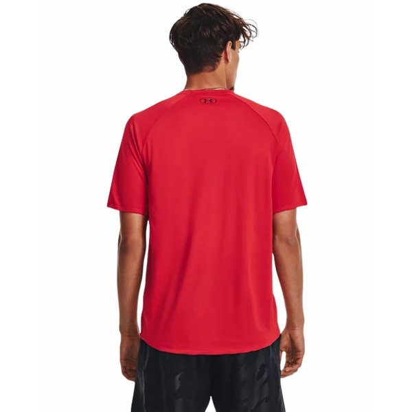 Koszulka męska Tech Print Fill Under Armour - czerwony