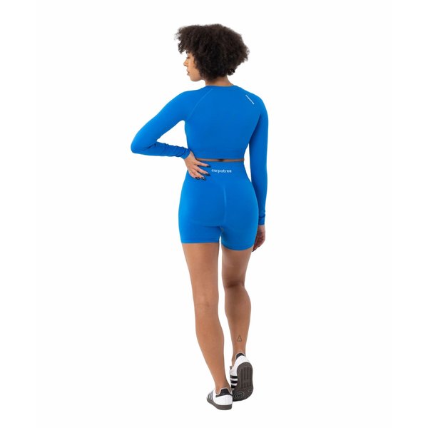 Longsleeve bezszwowy damski Blaze Carpatree - Mali-Blue