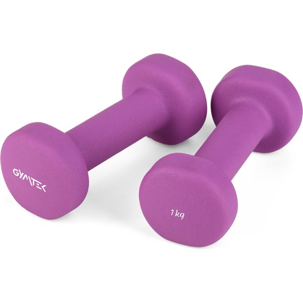 Hantle neoprenowe 2x1kg Gymtek