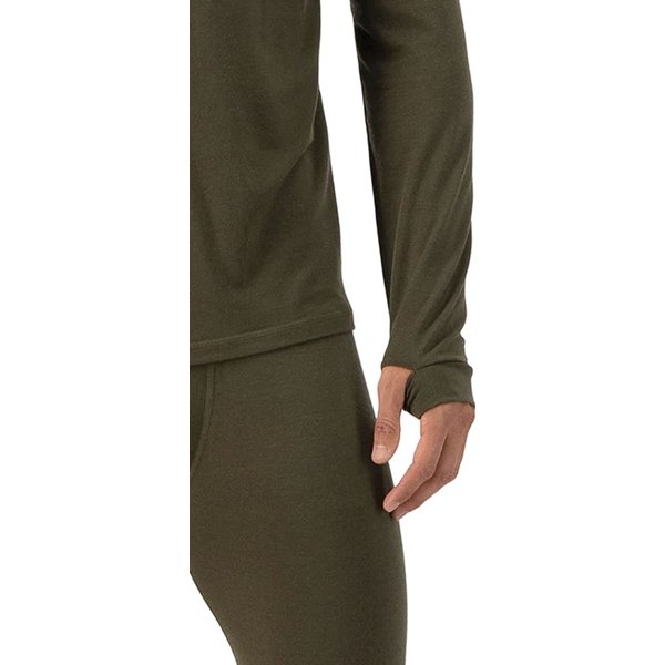 Longsleeve męski Cascade Flex 200 Mons Royale - Dark Olive