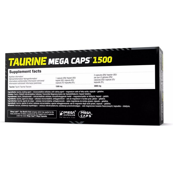 Taurine Mega Caps 120 kaps. Olimp