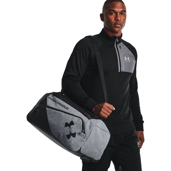 Torba z funkcją plecaka Contain Duo Small Duffle 40L Under Armour - Pitch Gray Medium Heather / Black