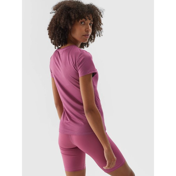 Koszulka damska TFTSF1011 4F - ciemny róż