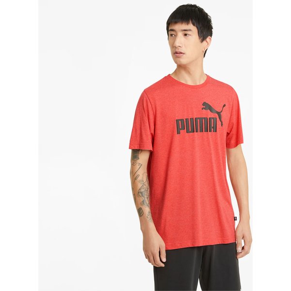 Koszulka męska Essentials Heather Puma - red