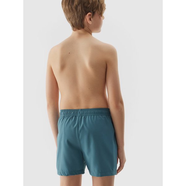 Spodenki kąpielowe chłopięce UBDSM110 4F - turkusowy