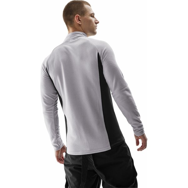Bluza polarowa męska 4FAW23UFLEM035 4F - średni szary