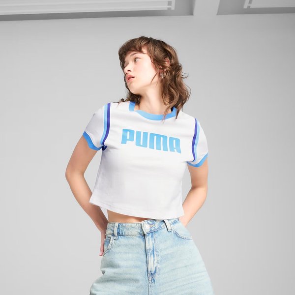 Koszulka damska Future Archive Graphic Baby Tee Puma - biały