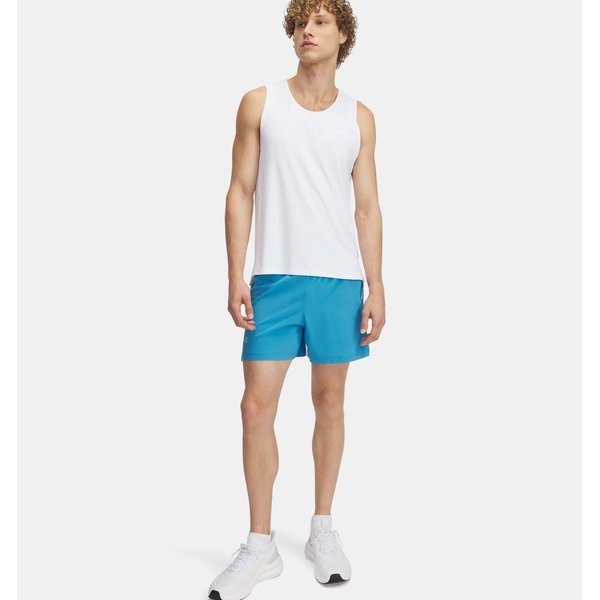 Spodenki męskie Launch Pro 5'' Under Armour - Ether Blue / Reflective