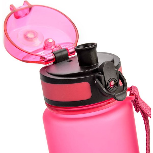 Bidon sportowy 500ml Meteor - różowa