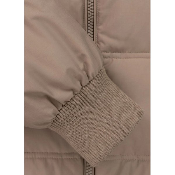 Kurtka męska Burnt Quilted Hooded Jacket Pitbull West Coast - Dark Sand