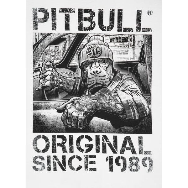 Koszulka męska Drive Pitbull West Coast - White