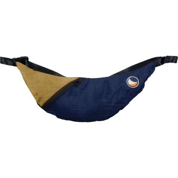 Saszetka, nerka Upcycled Sling Bag Ticket To The Moon - navy blue/gold