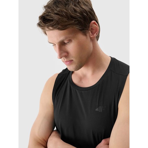 Bezrękawnik męski TFSLM460 4F - głęboka czerń