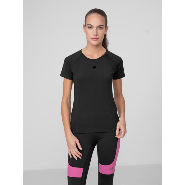 Koszulka damska H4Z22 TSDF013 4F - czarna
