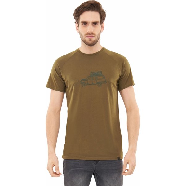 Koszulka męska Likelo Bamboo Viking - khaki