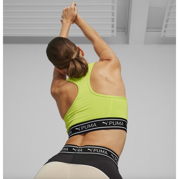 Biustonosz sportowy damski 4Keeps Elastic Puma - Lime Pow