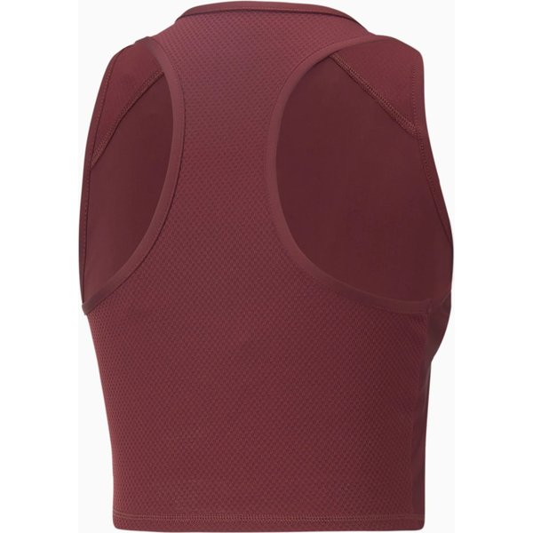 Bezrękawnik, top damski Fit Eversculpt Fitted Puma - bordowy