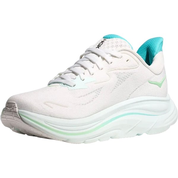 Buty do biegania Clifton 10 Wm's HOKA - white/cielo blue