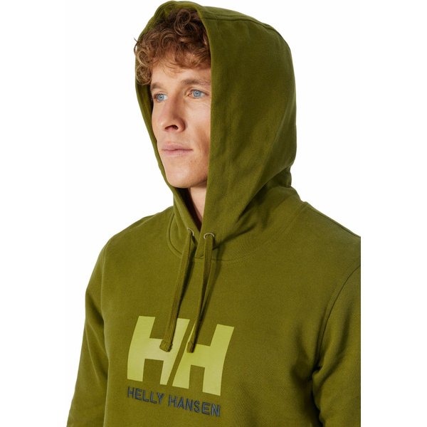 Bluza męska HH Hoodie Logo Helly Hansen - olive green