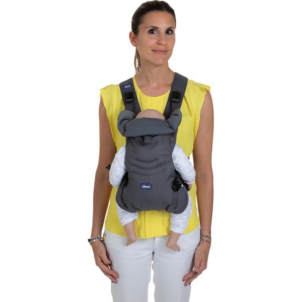 Nosidełko Easy Fit Chicco - szare/grafitowe