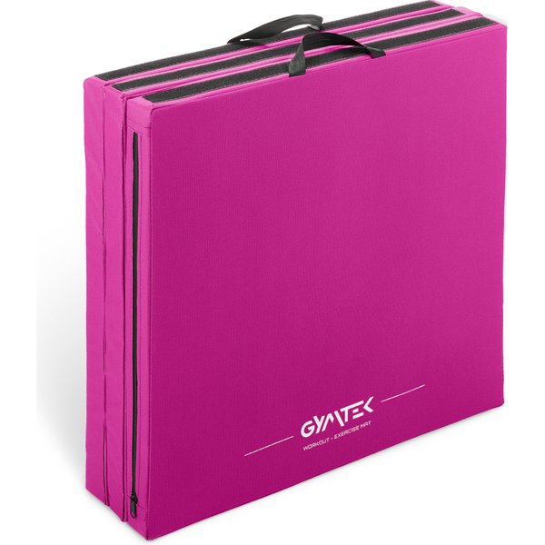 Materac gimnastyczny składany 180x60x5cm Gymtek - różowa