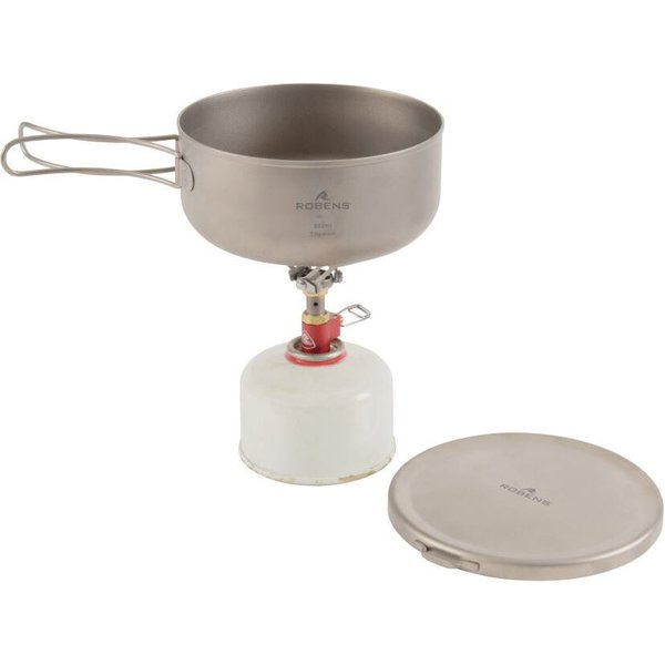 Zestaw do gotowania z palnikiem Fire Midge TI. Cook Set Robens