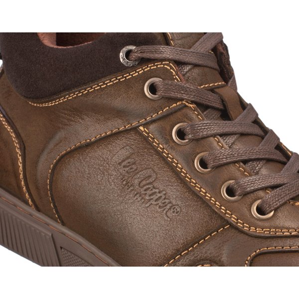 Buty LCJ-22-33-147 Lee Cooper - brązowy