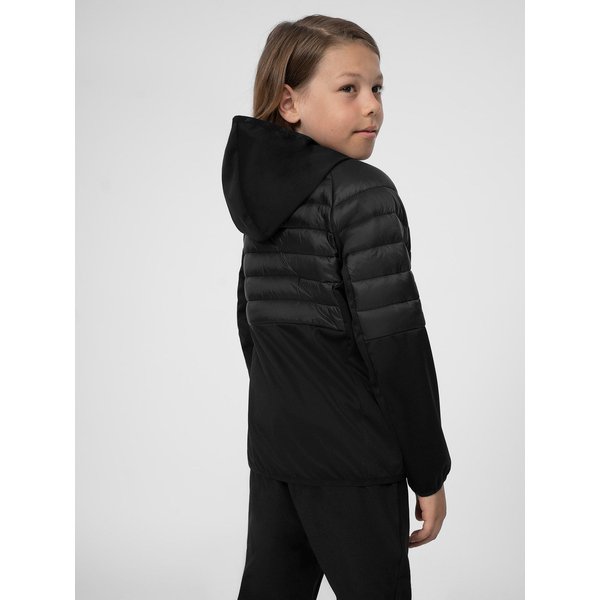 Kurtka chłopięca 4FJSS23TTJAM072 4F - czarna