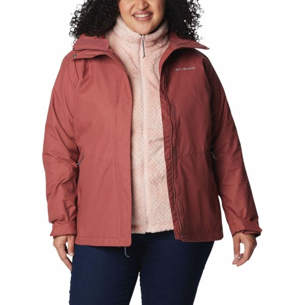 Kurtka damska Bugaboo II Fleece Interchange Columbia - różowa