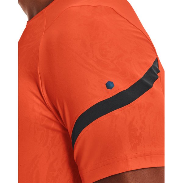 Koszulka męska Rush 2.0 Emboss Ss Under Armour - czerwony