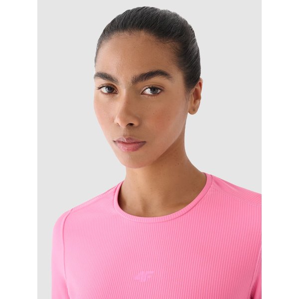 Longsleeve damski TFLOF250 4F - różowy